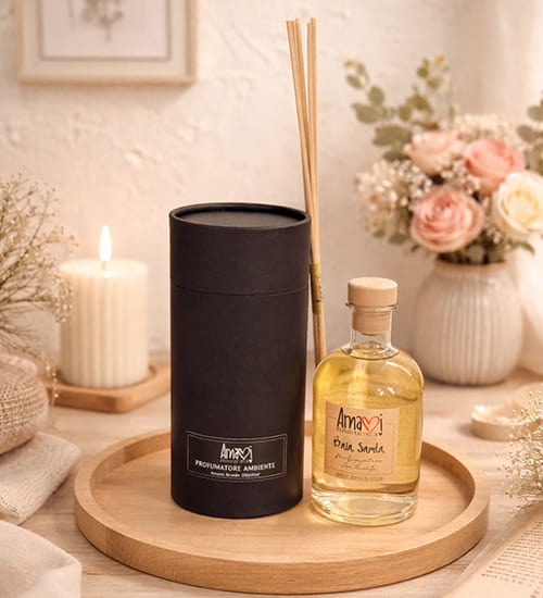 Profumo Ambiente Artigianale a bastoncini Amami