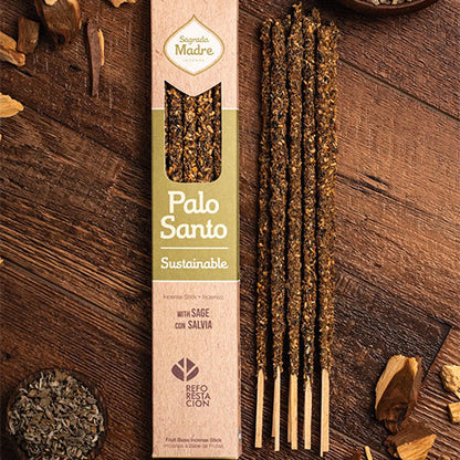 Incenso naturale Palo Santo Salvia Bianca sagrada madre