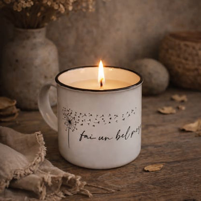 Candela artigianale Mug Amamishop